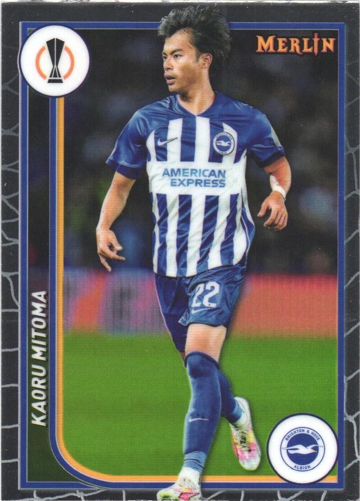 Kaoru Mitoma 2023 Topps Merlin UEFA Club Competitions
