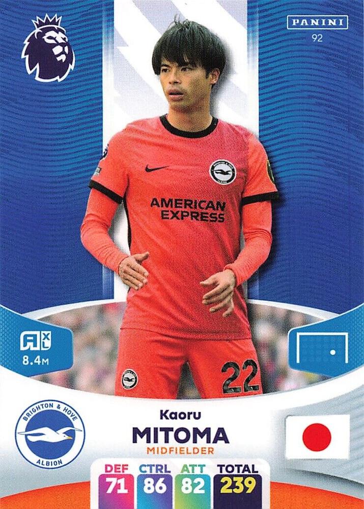 Kaoru Mitoma 2024 Panini Adrenalyn XL Premier League
