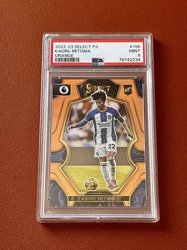 Kaoru Mitoma 2023 Panini Select Orange Prizm /75