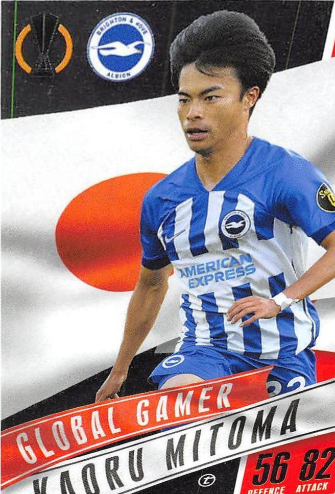 Kaoru Mitoma 2023 Topps Match Attax UEFA Club Competitions Extra