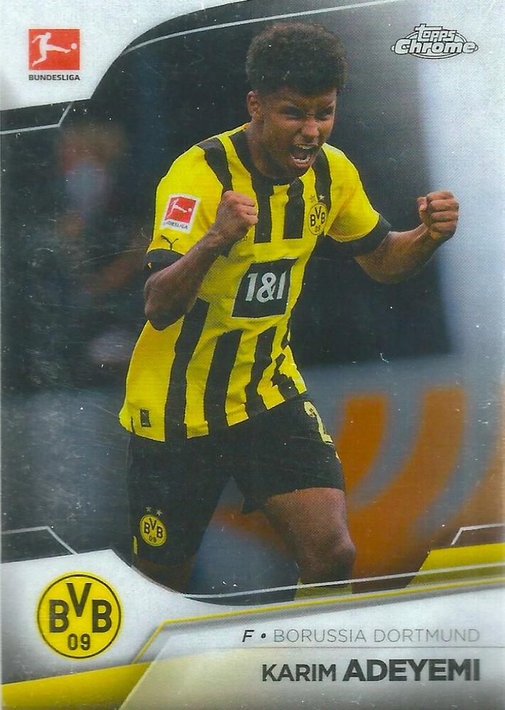 Karim Adeyemi 2022 Topps Chrome Bundesliga 27