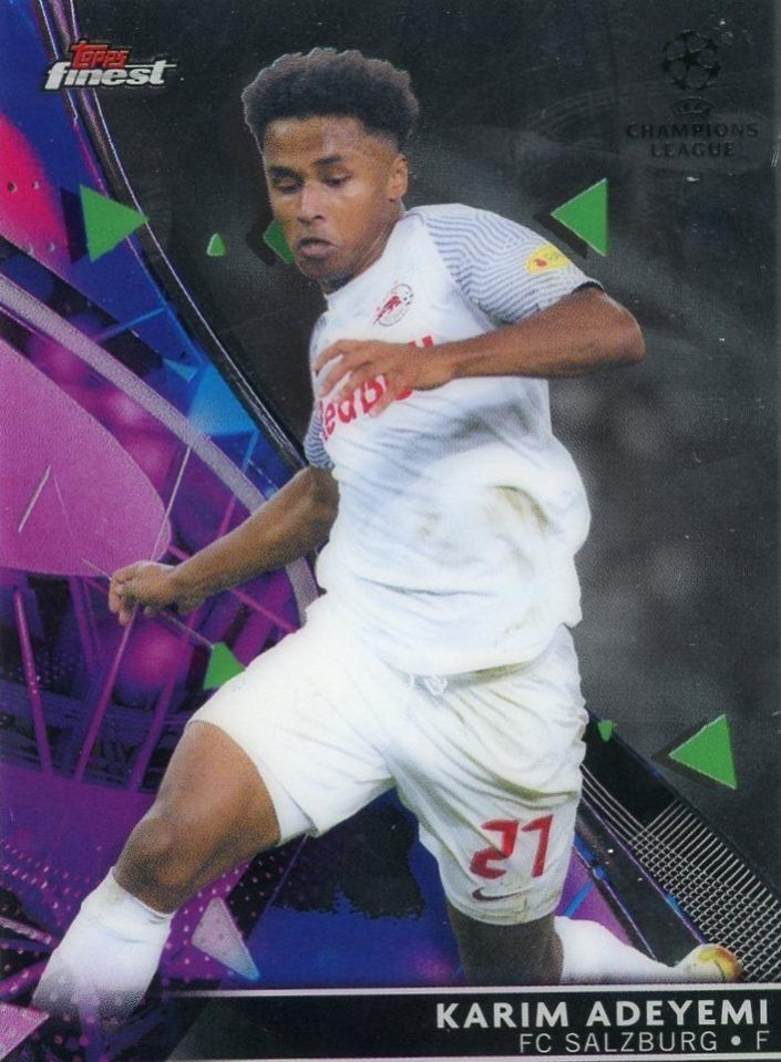 Karim Adeyemi 2021 Topps Finest UEFA 6