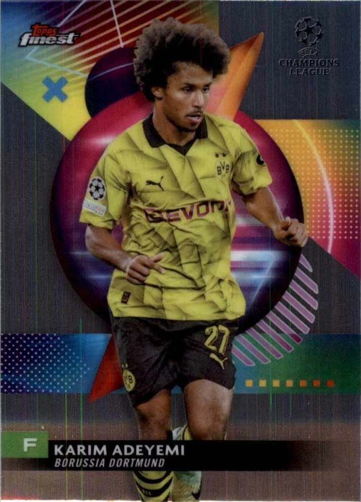 Karim Adeyemi 2023 Topps Finest UEFA Club Competitions