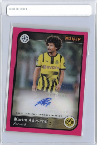 Karim Adeyemi 2025 Topps Merlin Chrome /125
