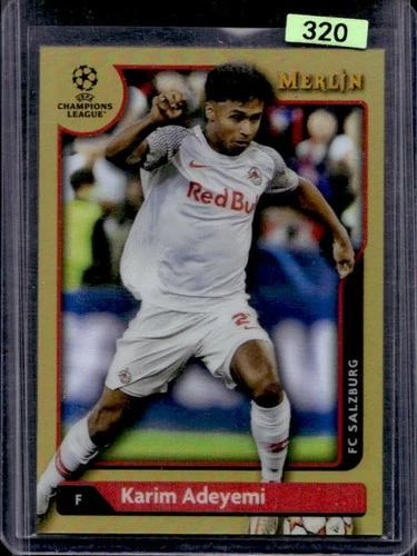 Karim Adeyemi 2021 Topps Merlin Chrome Gold Refractor /50