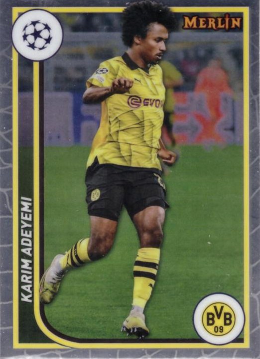 Karim Adeyemi 2023 Topps Merlin UEFA Club Competitions