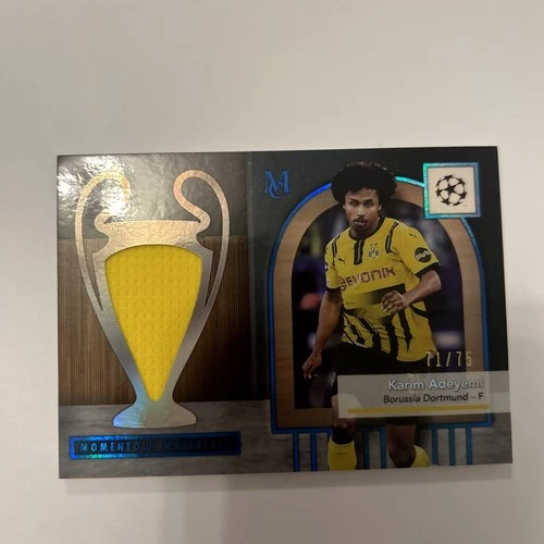 Karim Adeyemi 2024 Topps Museum Sapphire /75