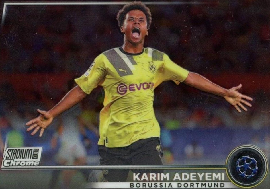 Karim Adeyemi 2022 Topps Stadium Club Chrome UEFA 27