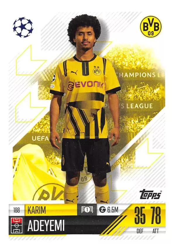 Karim Adeyemi 2024 Topps Match Attax UEFA Club Competitions