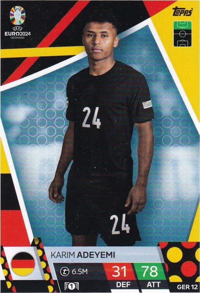 Karim Adeyemi 2024 Topps Match Attax UEFA EURO