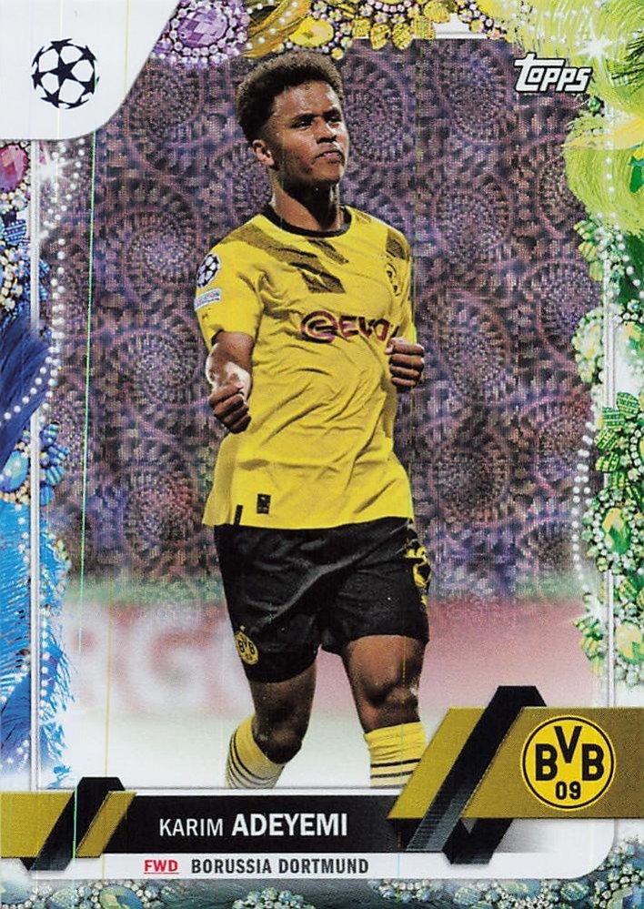 Karim Adeyemi 2022 Topps UEFA Club Competitions Carnaval Edition