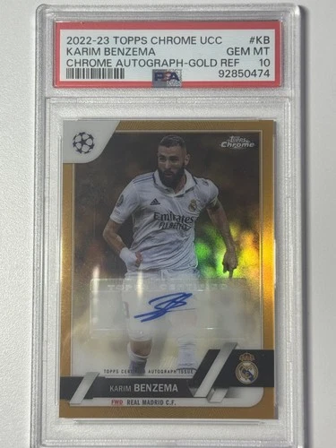 Karim Benzema 2023 Topps Chrome Gold /50