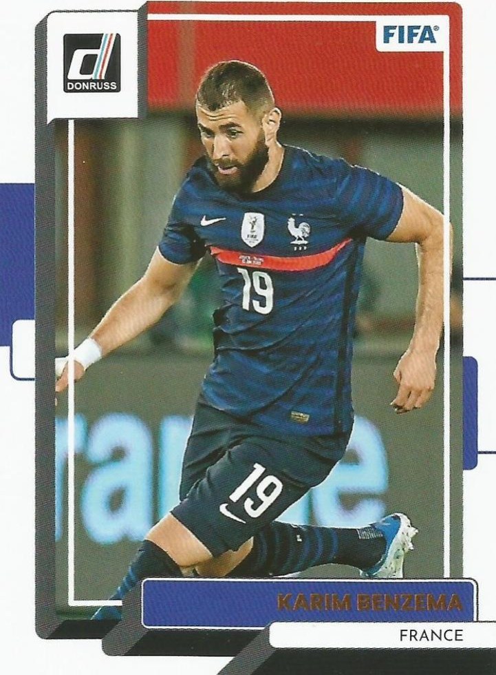 Karim Benzema 2022 Panini Donruss Soccer 49