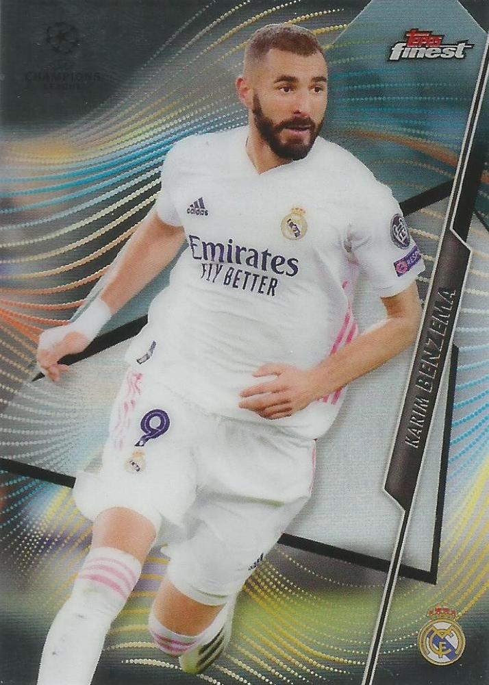 Karim Benzema 2020 Topps Finest UEFA 32