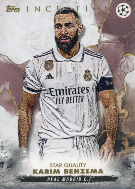 Karim Benzema 2022 Topps Inception UEFA Club Competitions