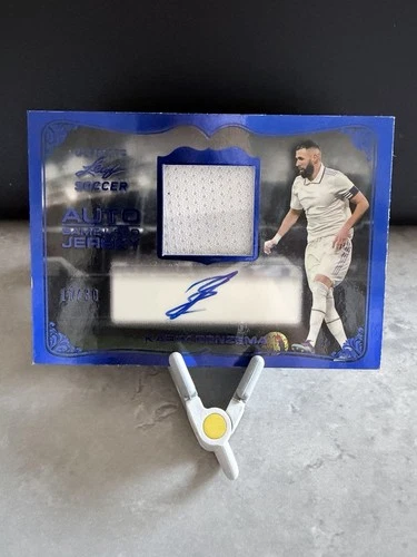 Karim Benzema 2022 Leaf Ultimate Leaf Soccer /30