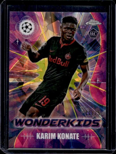 Karim Konate 2023 Topps Chrome Sapphire Giallo /75