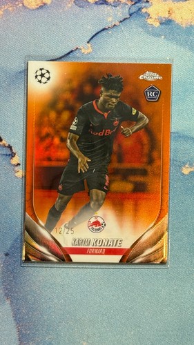 Karim Konate 2023 Topps Chrome UEFA Orange /25