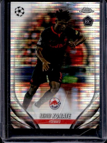 Karim Konate 2023 Topps Chrome UEFA Pulsar Refractor