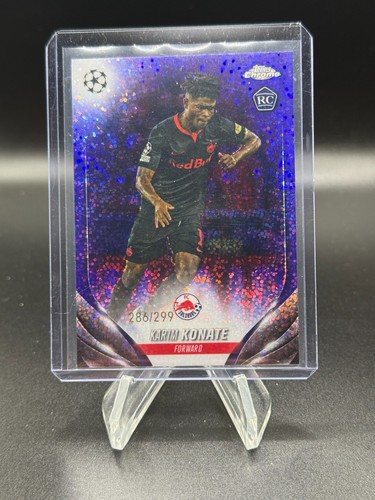 Karim Konate 2023 Topps Chrome UEFA Purple Refractor /299
