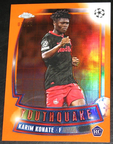 Karim Konate 2023 Topps Cromo UEFA Club Naranja /25