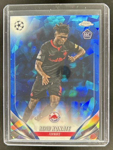 Karim Konate 2023 Topps Cromo Zafiro UEFA Sapphire
