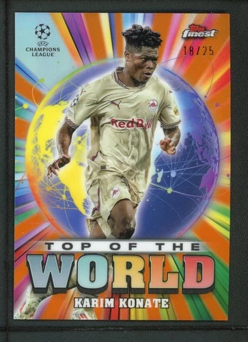 Karim Konate 2025 Topps Finest /25