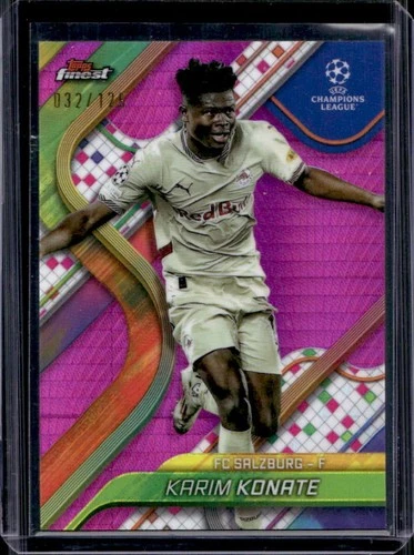 Karim Konate 2024 Topps Finest Pink Prism Refractor /125