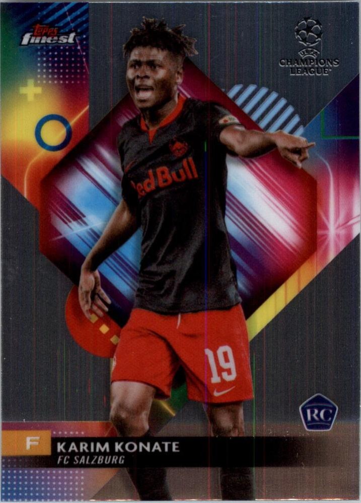 Karim Konate 2023 Topps Finest UEFA Club Competitions