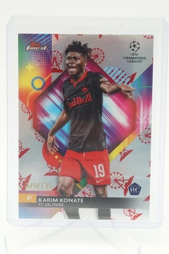 Karim Konate 2023 Panini Finest UEFA Club Competitions Refractor /135