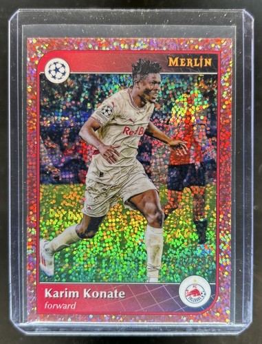 Karim Konate 2024 Topps Merlin Chrome Rose Gold Speckle Refractor /250