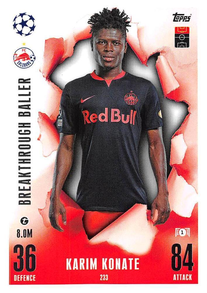 Karim Konate 2023 Topps Match Attax UEFA Club Competitions Extra