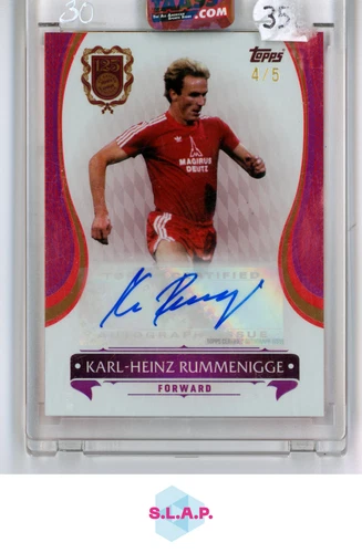 Karl-Heinz Rummenigge 2024 Topps FC Bayern München 125 Anni 4/5