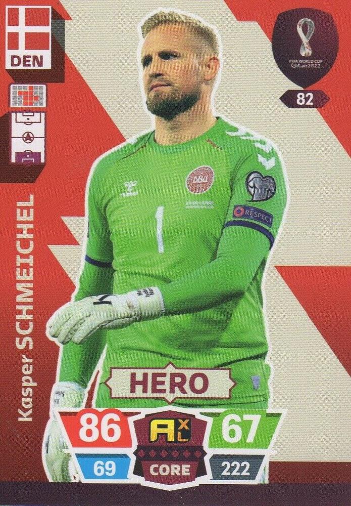 Kasper Schmeichel 2022 Panini Adrenalyn XL FIFA World Cup