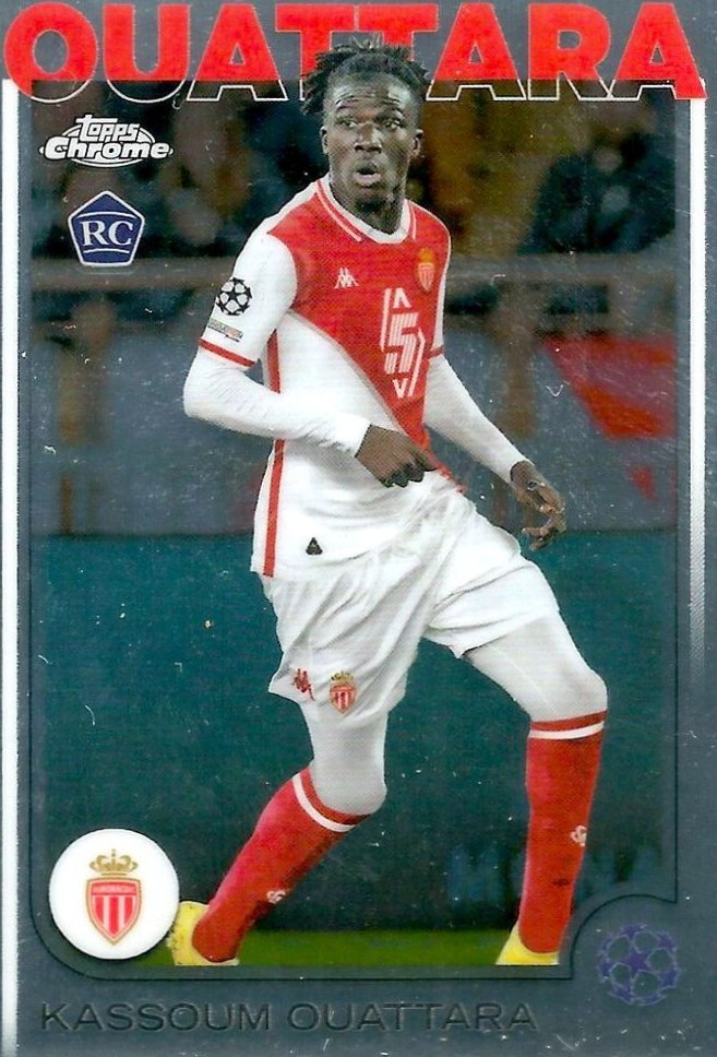 Kassoum Ouattara 2024 Topps Chrome UEFA Club Competitions