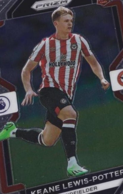 Keane Lewis-Potter 2022 Panini Prizm Premier League 3
