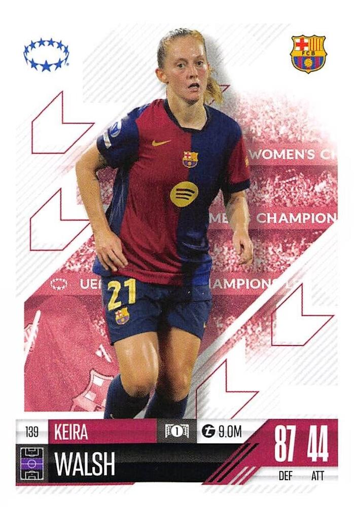 Keira Walsh 2024 Topps Match Attax UEFA Club Competitions Extra