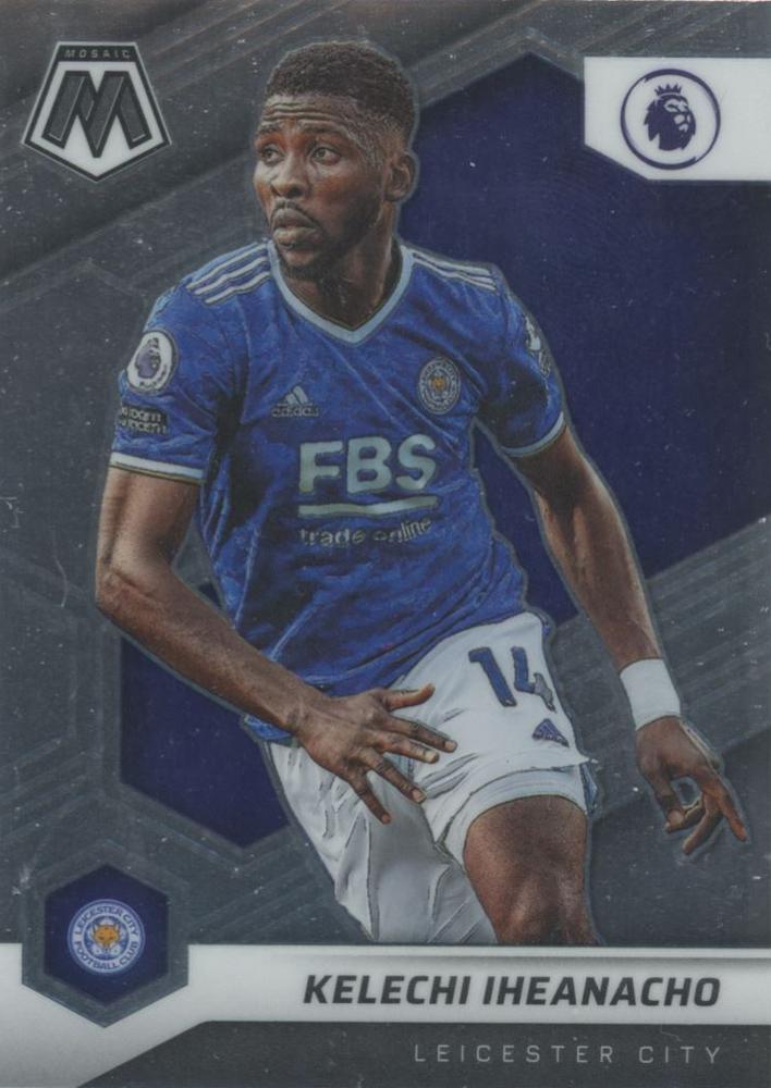 Kelechi Iheanacho 2021 Panini Mosaic Premier League