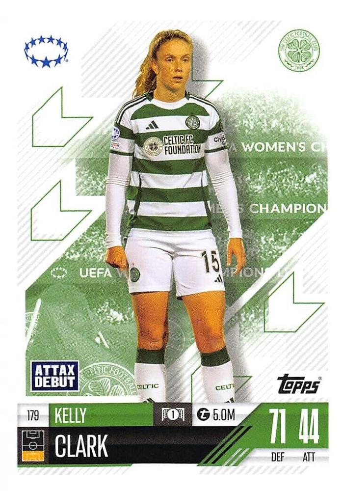 Kelly Clark 2024 Topps Match Attax UEFA Club Competitions Extra