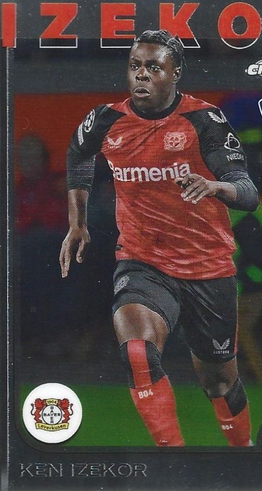Ken Izekor 2024 Topps Chrome UEFA Club Competitions