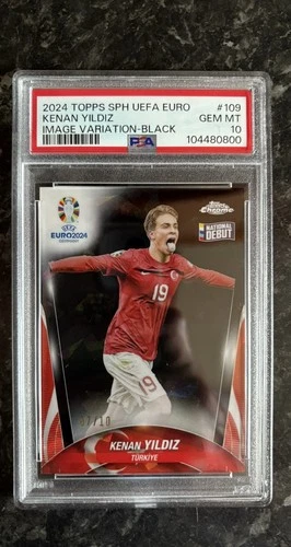 Kenan Yildiz 2024 Topps Chrome Sapphire /10