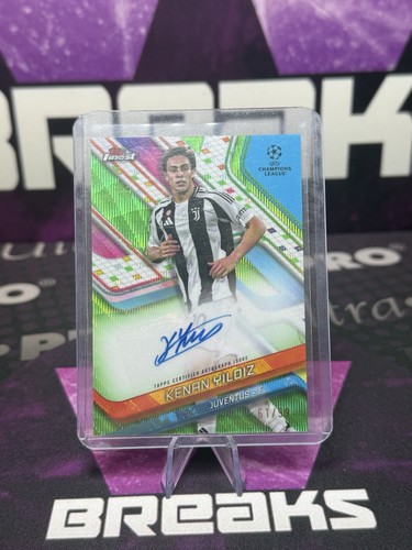 Kenan Yildiz 2024 Topps Finest Green /99
