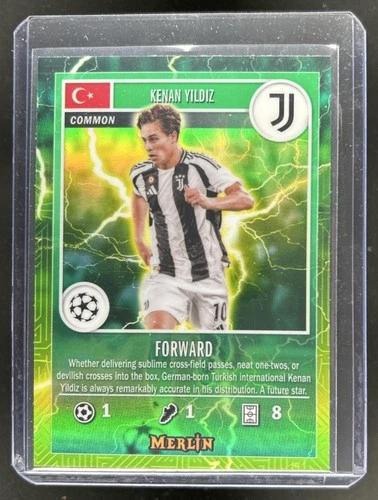 Kenan Yildiz 2024 Topps Merlin Chrome