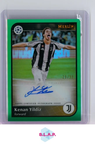 Kenan Yildiz 2024 Topps Merlin Chrome 29/99