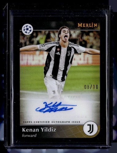 Kenan Yildiz 2024 Panini Merlin Chrome Nero /10