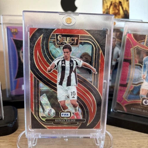Kenan Yildiz 2024 Panini Select Red Wave /59