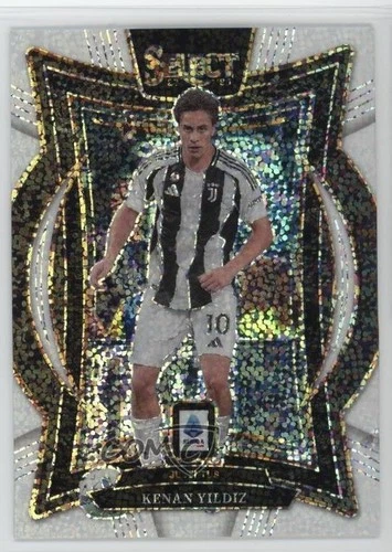 Kenan Yildiz 2024 Panini Select Serie A White Sparkle Prizm