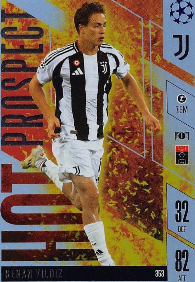 Kenan Yildiz 2024 Topps Match Attax UEFA Club Competitions Extra