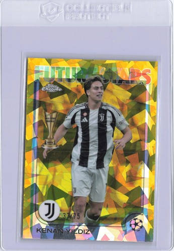 Kenan Yildiz 2024 Topps UCC Sapphire Gold /75