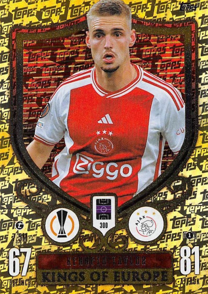 Kenneth Taylor 2023 Topps Match Attax UEFA Club Competitions Extra